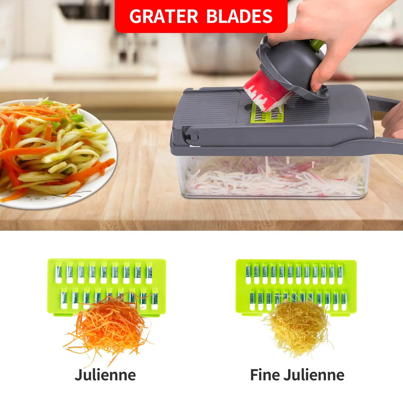 10 in 1 Multifunctional Cutter Shredder Slicer