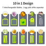 10 in 1 Multifunctional Cutter Shredder Slicer