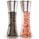 Salt & Pepper Grinders Refillable Set